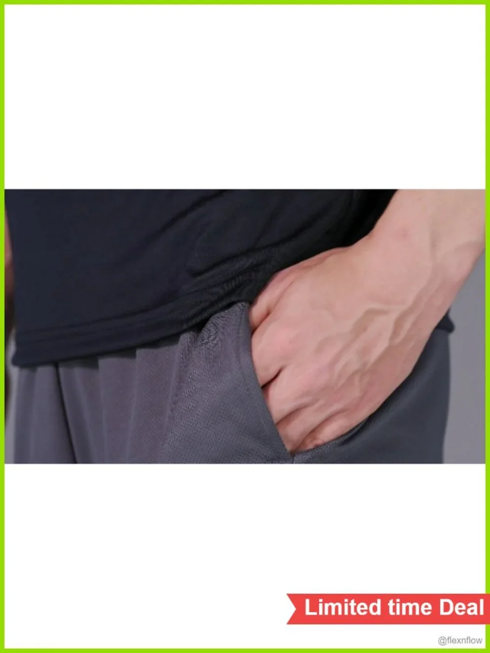 5 Pack Men's Athletic Shorts with Pockets, Quick Dry Running Shorts,
